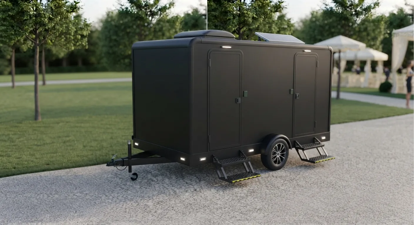 2 Stall Restroom Trailer in Lee's Summit, MO