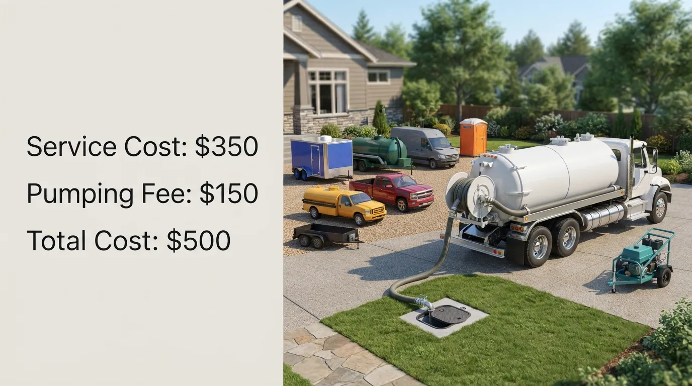 Septic Tank Pumping Cost in Lee's Summit, MO